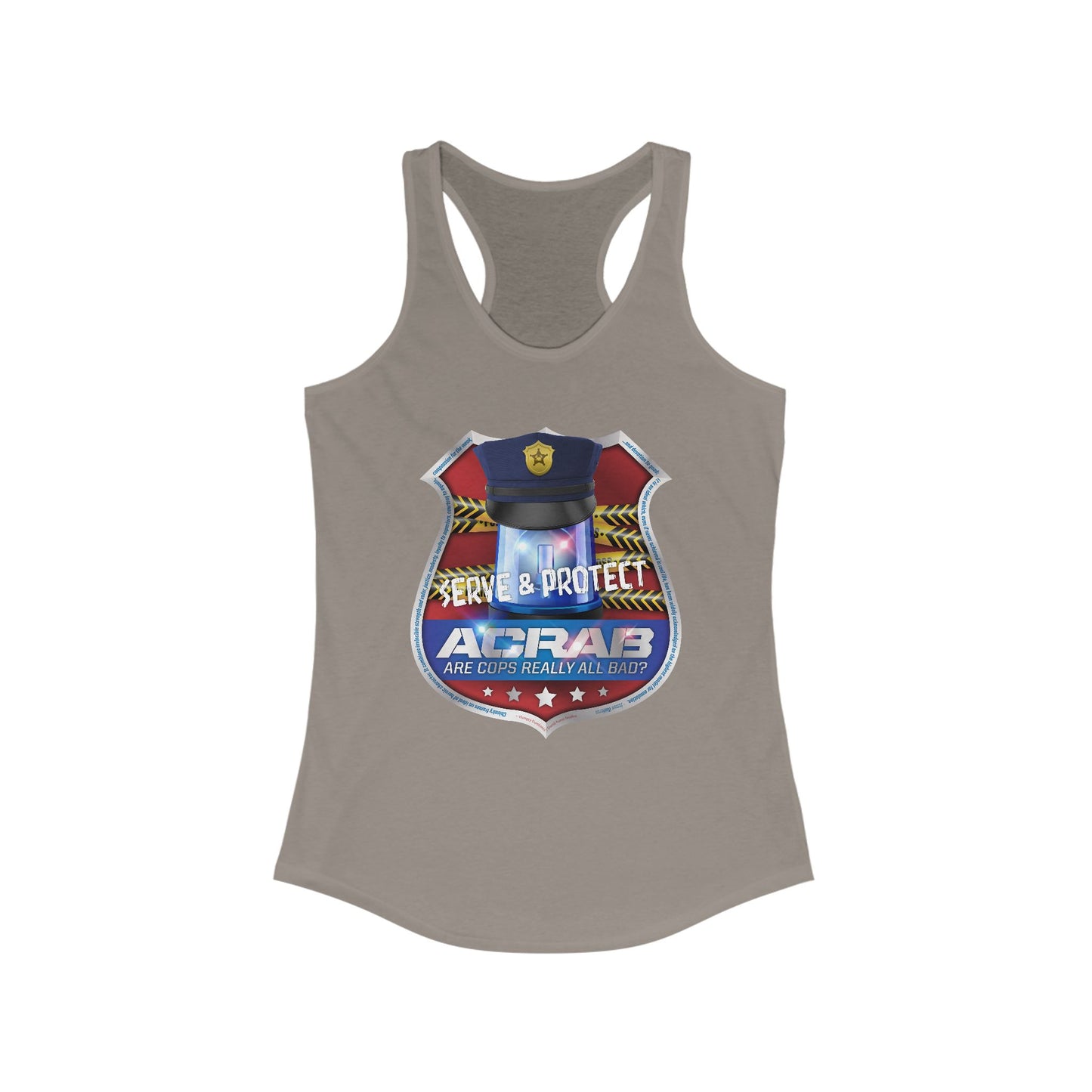 DK210: A.C.A.B. (Cops Edition) - Ladies Raceback Tank