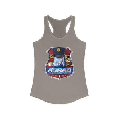 DK210: A.C.A.B. (Cops Edition) - Ladies Raceback Tank