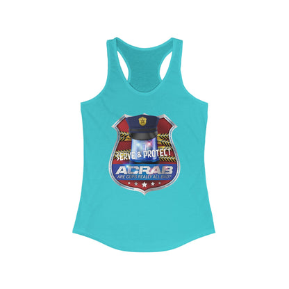 DK210: A.C.A.B. (Cops Edition) - Ladies Raceback Tank