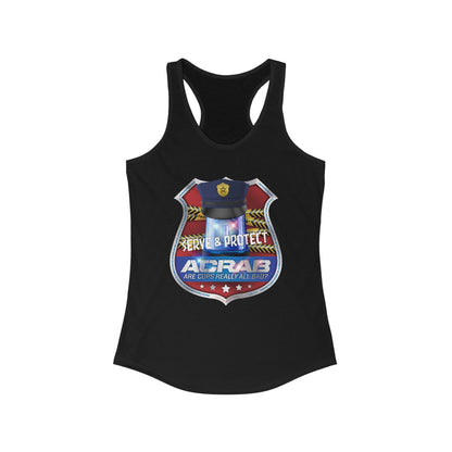 DK210: A.C.A.B. (Cops Edition) - Ladies Raceback Tank