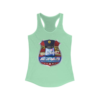 DK210: A.C.A.B. (Cops Edition) - Ladies Raceback Tank