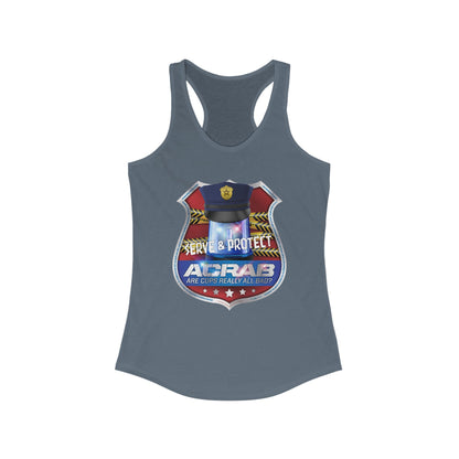 DK210: A.C.A.B. (Cops Edition) - Ladies Raceback Tank