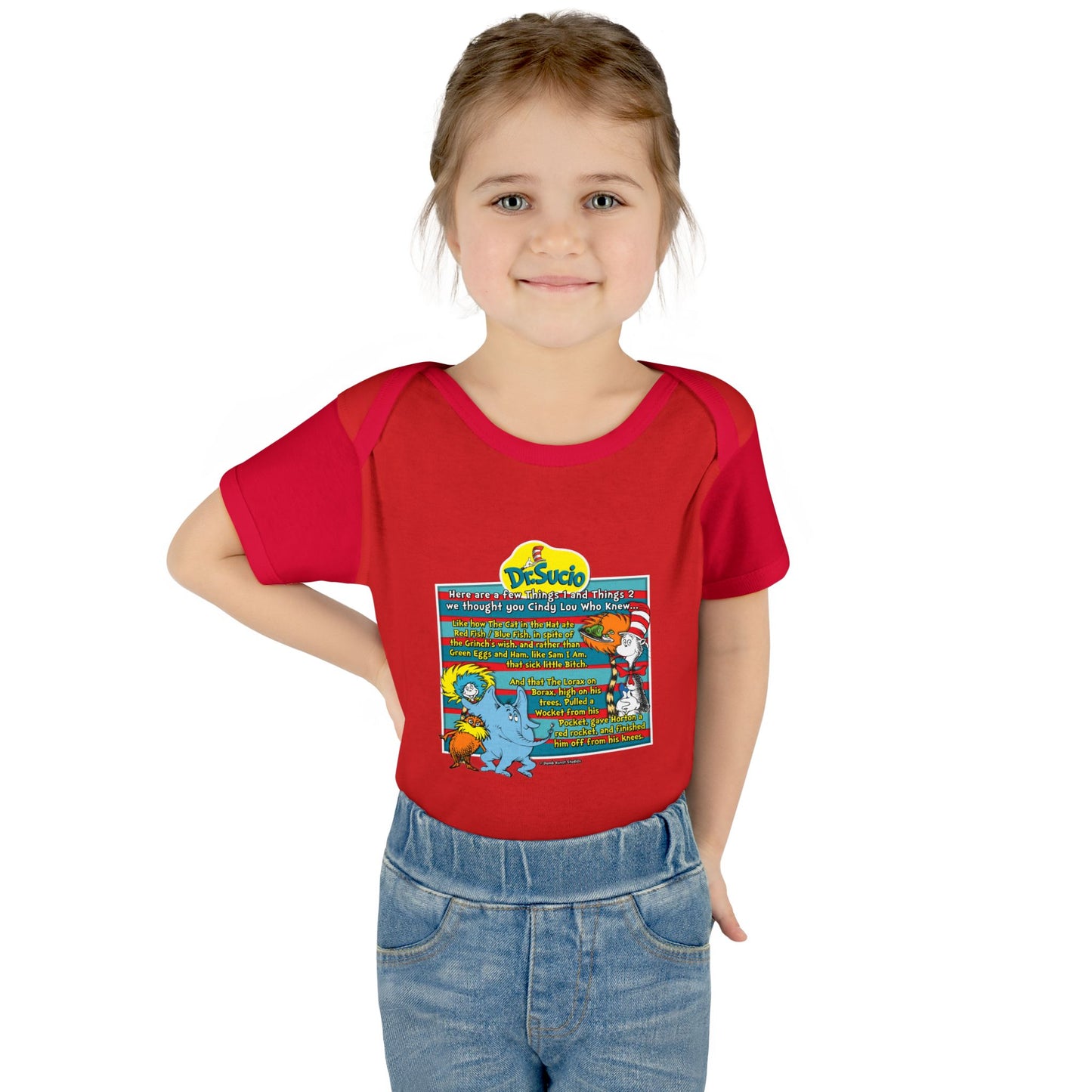 DK64: Doctored Seuss (Dirty Dr. Sucio) - Infant Sized Onsie