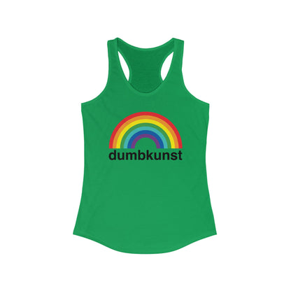 DK15: Dumb Kunst Under The Rainbow - Ladies Racerback Tank
