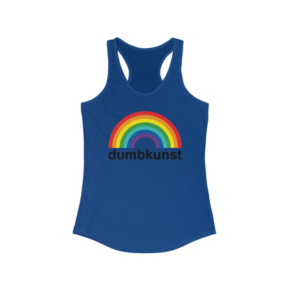 DK15: Dumb Kunst Under The Rainbow - Ladies Racerback Tank