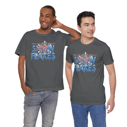 DK157: Shattered Snowflakes - Unisex S/S T-Shirt
