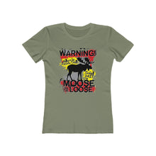 Load image into Gallery viewer, Moose Lodge 2427 - Loose Moose - Women&#39;s T-Shirt (Front Print Only)
