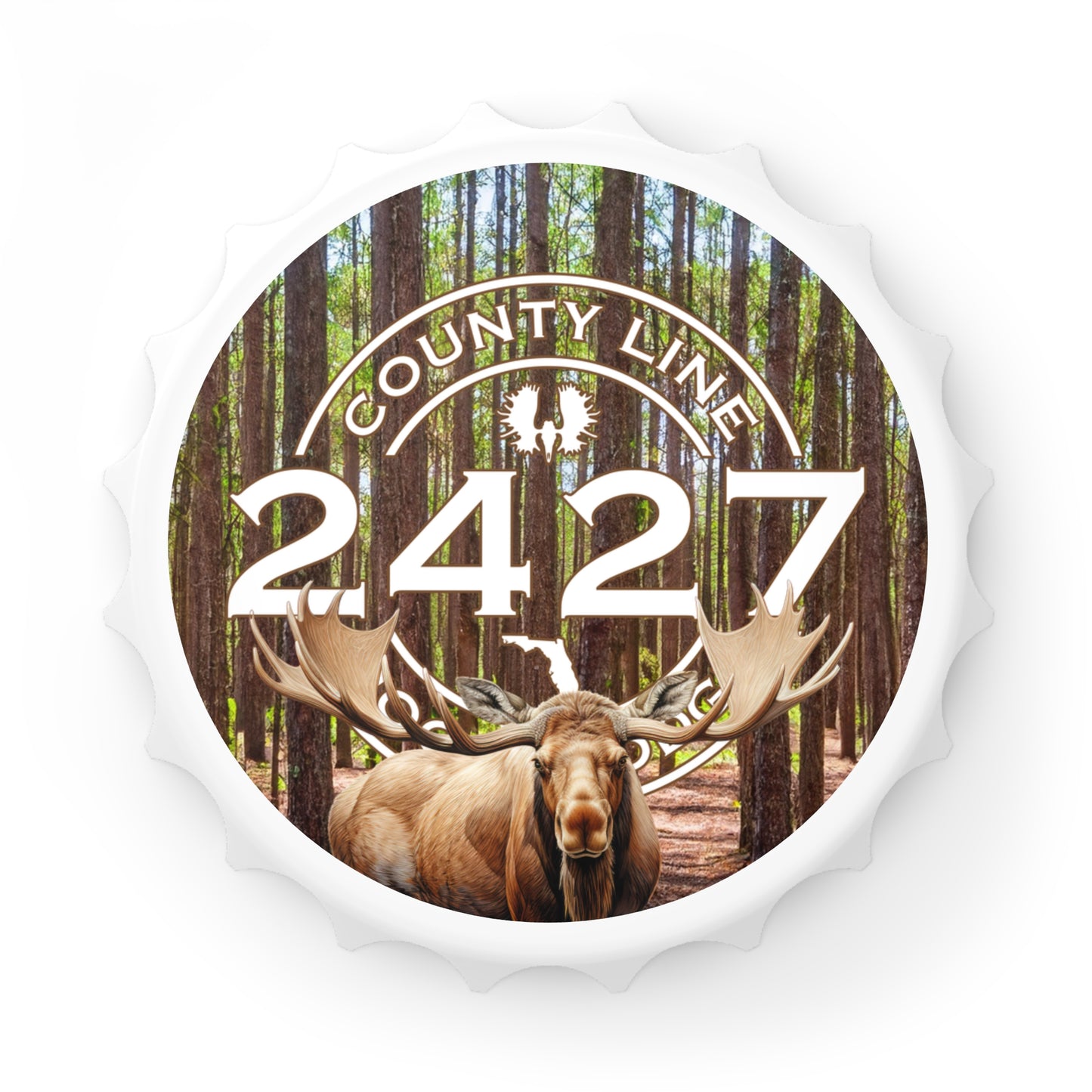 Moose Lodge 2427 - Woodlands Moose - Magnetic Bottle Opener