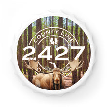 Load image into Gallery viewer, Moose Lodge 2427 - Woodlands Moose - Magnetic Bottle Opener
