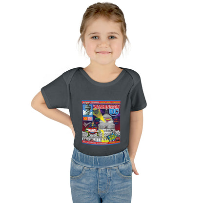 DK149: UnMARVELousington D.C. - Infant Sized Onsie