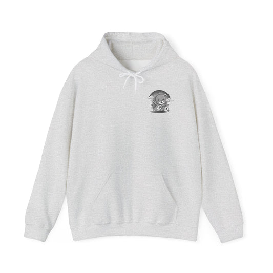 DK227: Nobody Cares Bear - Adult Hooded Sweatshirt