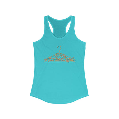 DK19: No Wire Hangers Ever - Ladies Racerback Tank
