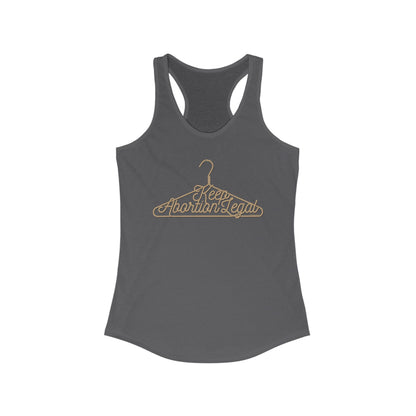DK19: No Wire Hangers Ever - Ladies Racerback Tank