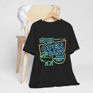 Moose Lodge 2427 - Moose Open 2427 - Unisex T-Shirt (Front Print Only)