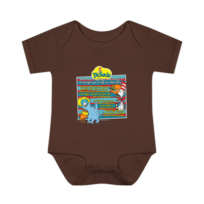 DK64: Doctored Seuss (Dirty Dr. Sucio) - Infant Sized Onsie