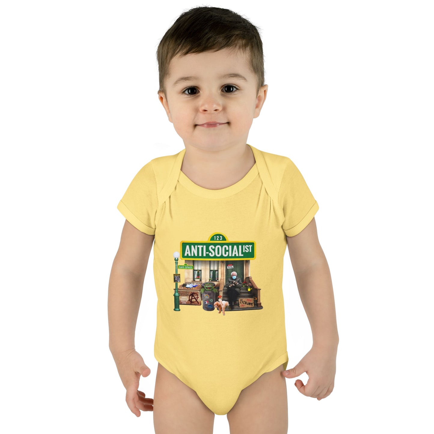 DK58: Bernie The Grouch - Infant Sized Onsie