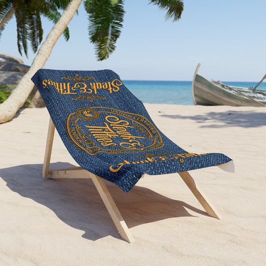 DK225: Steak & Titties - 30"x60" Beach Towel