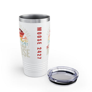 Moose Lodge 2427 - Florida Moose Sunset - Ringneck Tumbler, 20oz