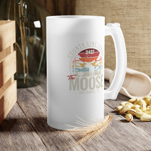 Moose Lodge 2427 - Florida Moose Sunset - Frosted Glass Beer Mug