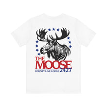 Load image into Gallery viewer, Moose Lodge 2427 - Moose For President - Unisex T-Shirt (Front &amp; Back Print)
