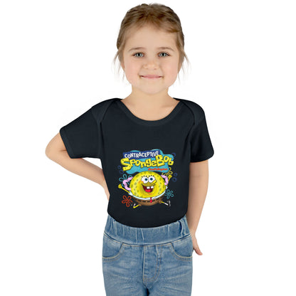 DK196: Contraceptive SpongeBob - Infant Sized Onsie