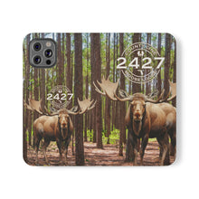 Load image into Gallery viewer, Moose Lodge 2427 - Woodlands Moose - Flip Organizational Phone Cases (Select Phone Models)
