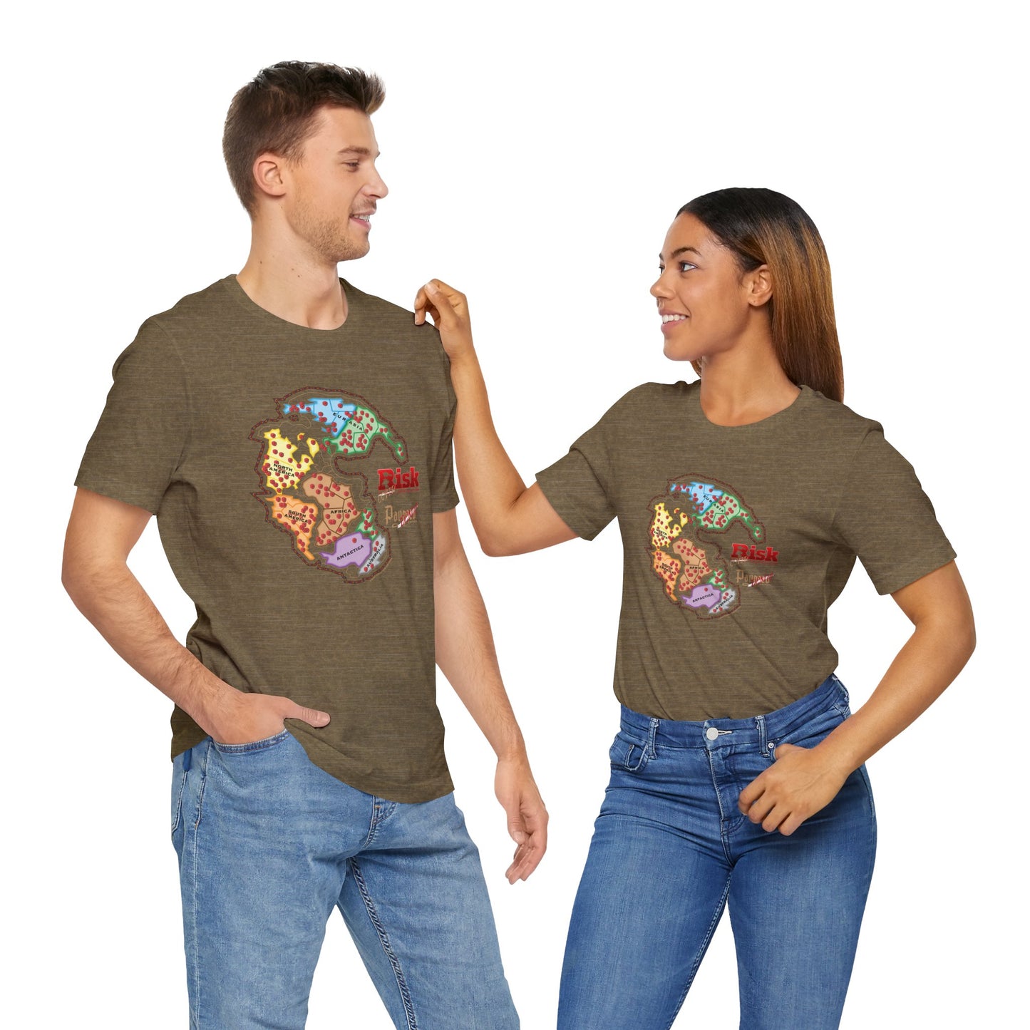 DK107: Don't RISK Global Domination - Unisex S/S T-Shirt