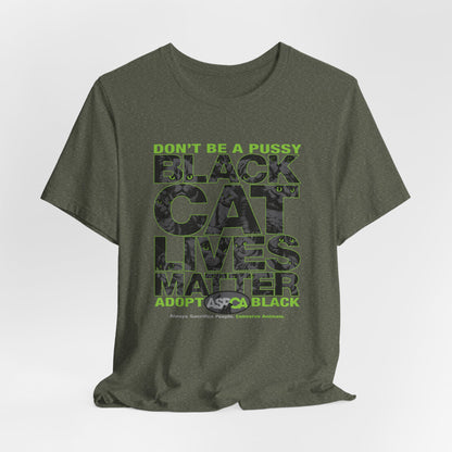 DK219: ASPCA (Black Cat Edition) - Unisex S/S T-Shirt