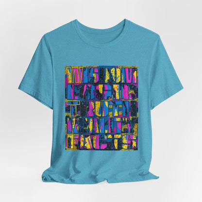 DK159: WTF! FTW! Facts! (CMYK Edition) - Unisex S/S T-Shirt