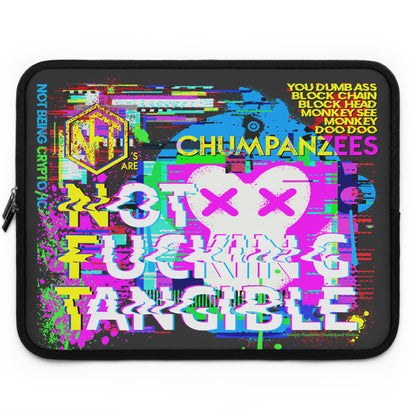 DK195: NFT Chumpanzees - Padded Laptop / Tablet Sleeve