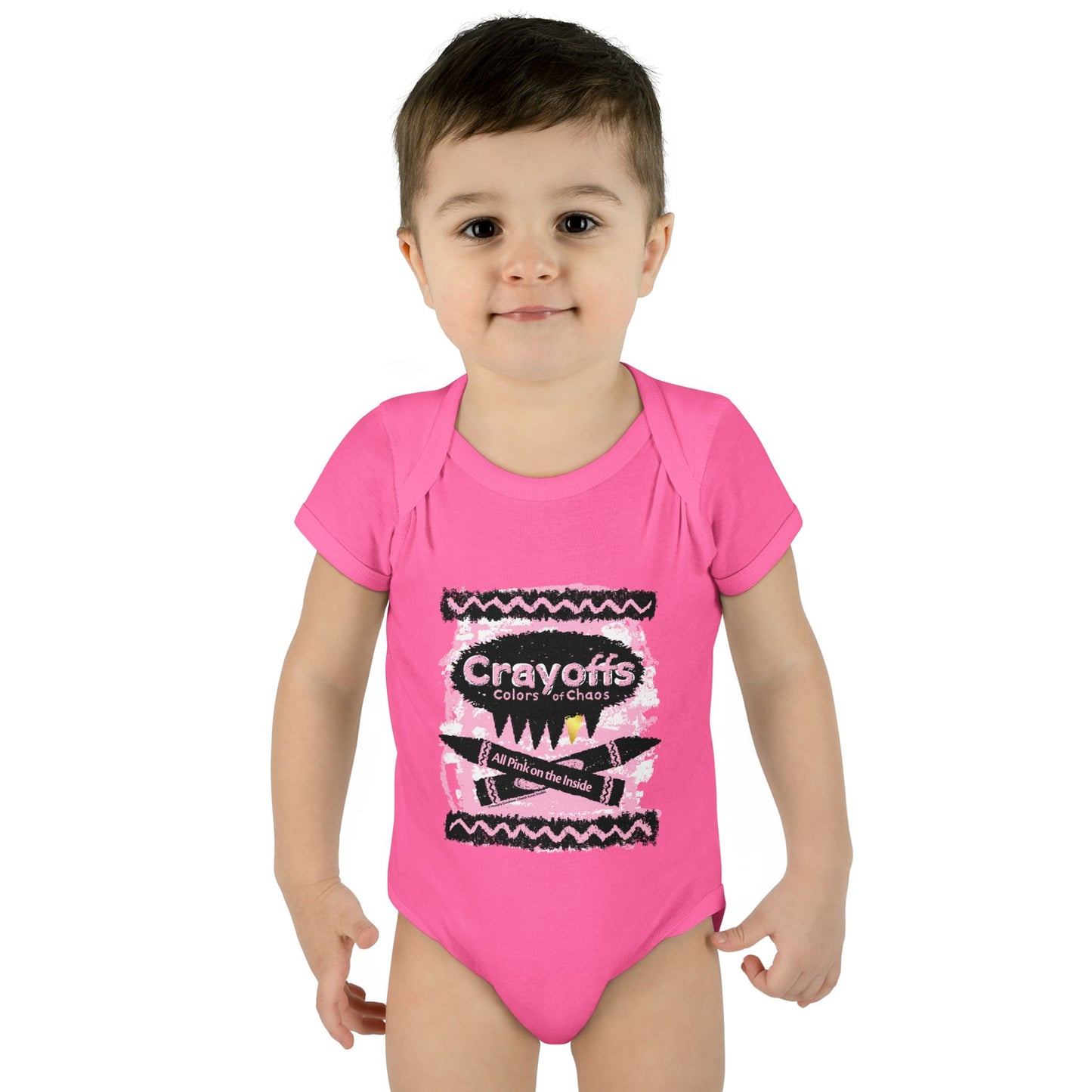 DK110: Crayoffs - Colors of Chaos - Infant Sized Onsie