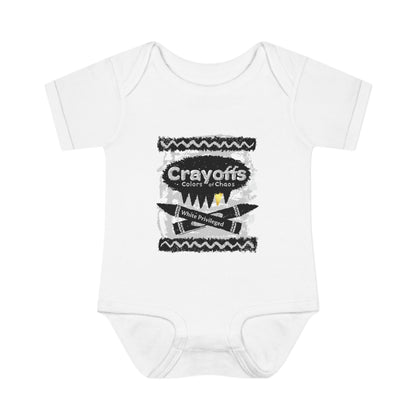 DK110: Crayoffs - Colors of Chaos - Infant Sized Onsie