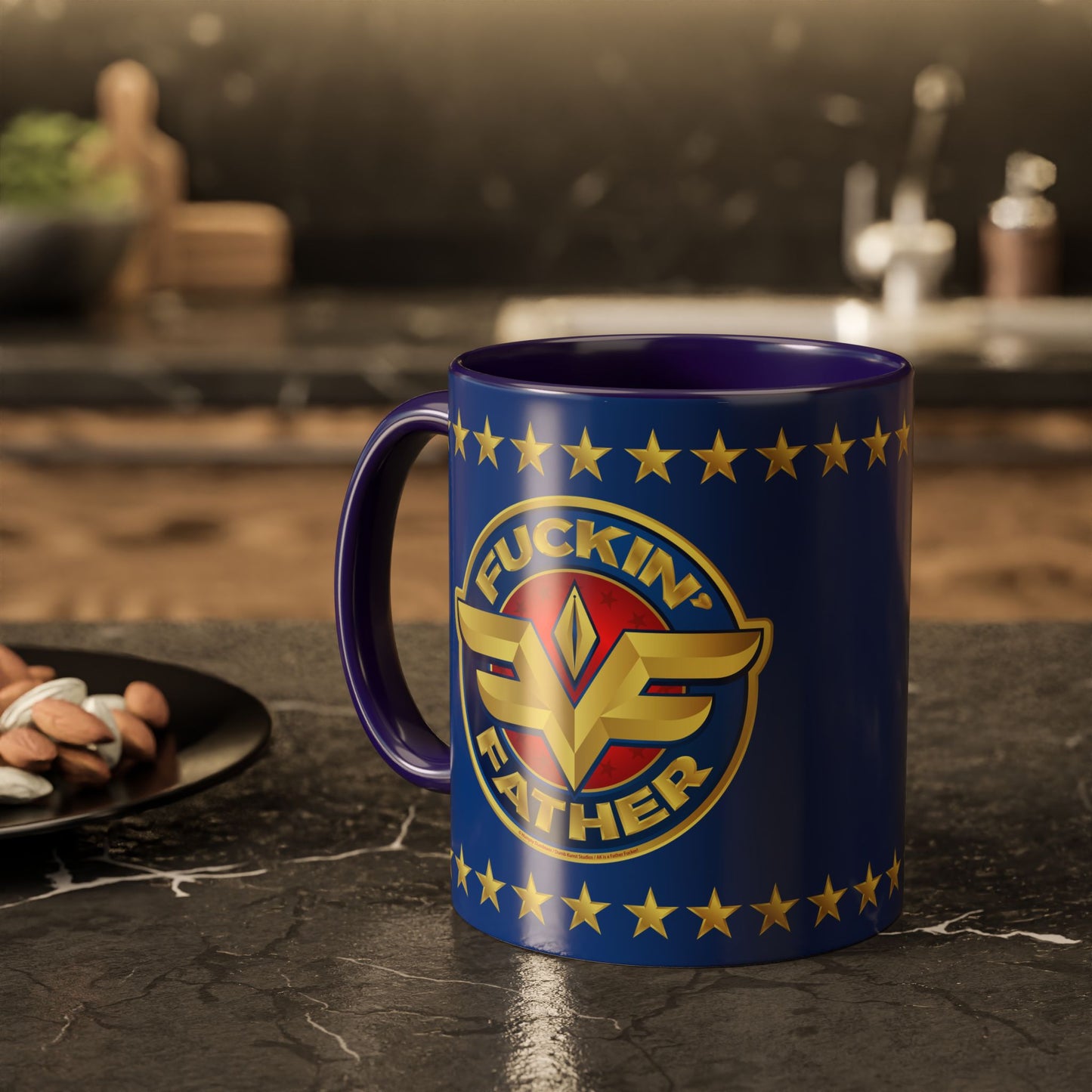 DK234: MF'in Fatherfuckers (HIS Edition) - Ceramic Coffee Mugs