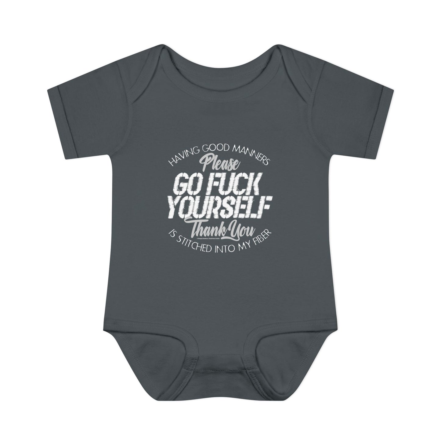 DK90: Please & Thank You (Go Fuck Yourself) - Infant Sized Onsie