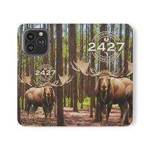 Load image into Gallery viewer, Moose Lodge 2427 - Woodlands Moose - Flip Organizational Phone Cases (Select Phone Models)
