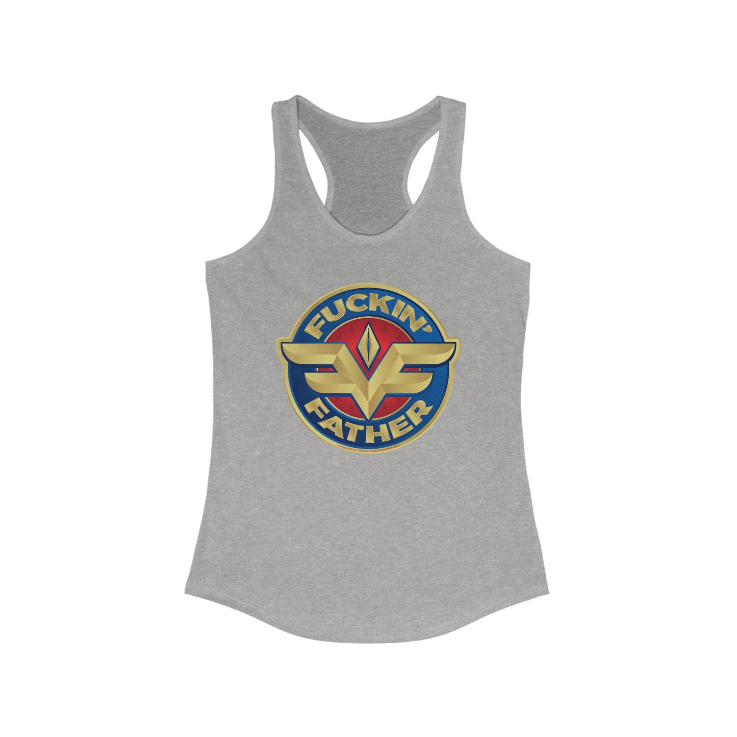 DK234: MF'in Fatherfuckers (HIS Edition) - Ladies Racerback Tank