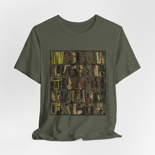 DK159: WTF! FTW! Facts! (Camo Edition) - Unisex S/S T-Shirt