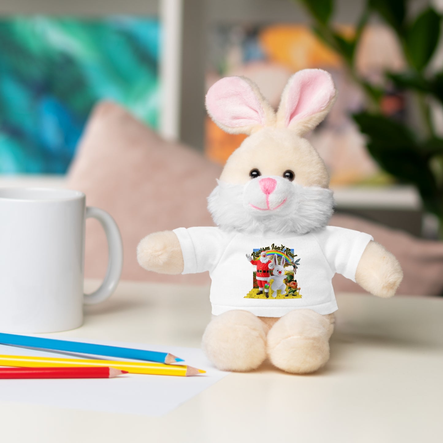 DK68: Racism Isn't Real - Plush Toy BUNNY
