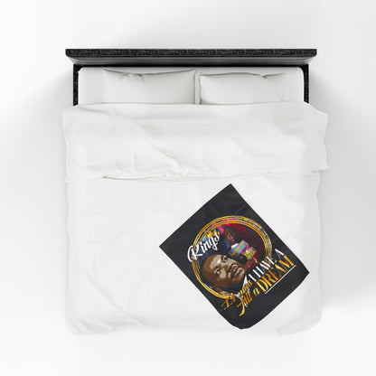 DK50: King Recognize King - Velveteen Plush Blanket