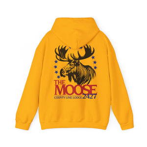 Moose Lodge 2427 - Moose For President - Hooded Sweatshirt (Front & Back Print)