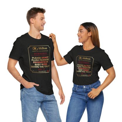 DK203: Please Flush - Unisex S/S T-Shirt