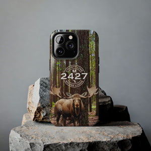 Moose Lodge 2427 - Woodlands Moose - Tough Phone Cases (Select Phone Models)