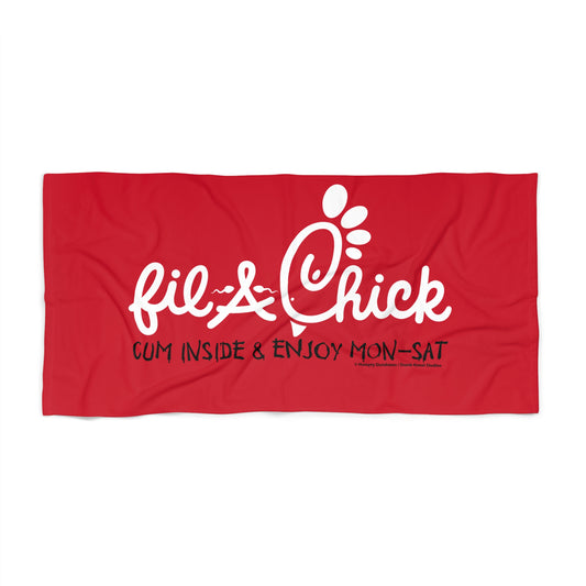 DK87: Fil-A-Chick - 30"x60" Beach Towel