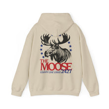 Load image into Gallery viewer, Moose Lodge 2427 - Moose For President - Hooded Sweatshirt (Front &amp; Back Print)
