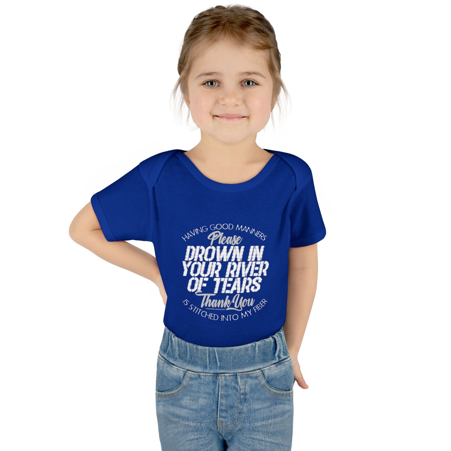 DK90: Please & Thank You (Drown In Your River of Tears) - Infant Sized Onsie