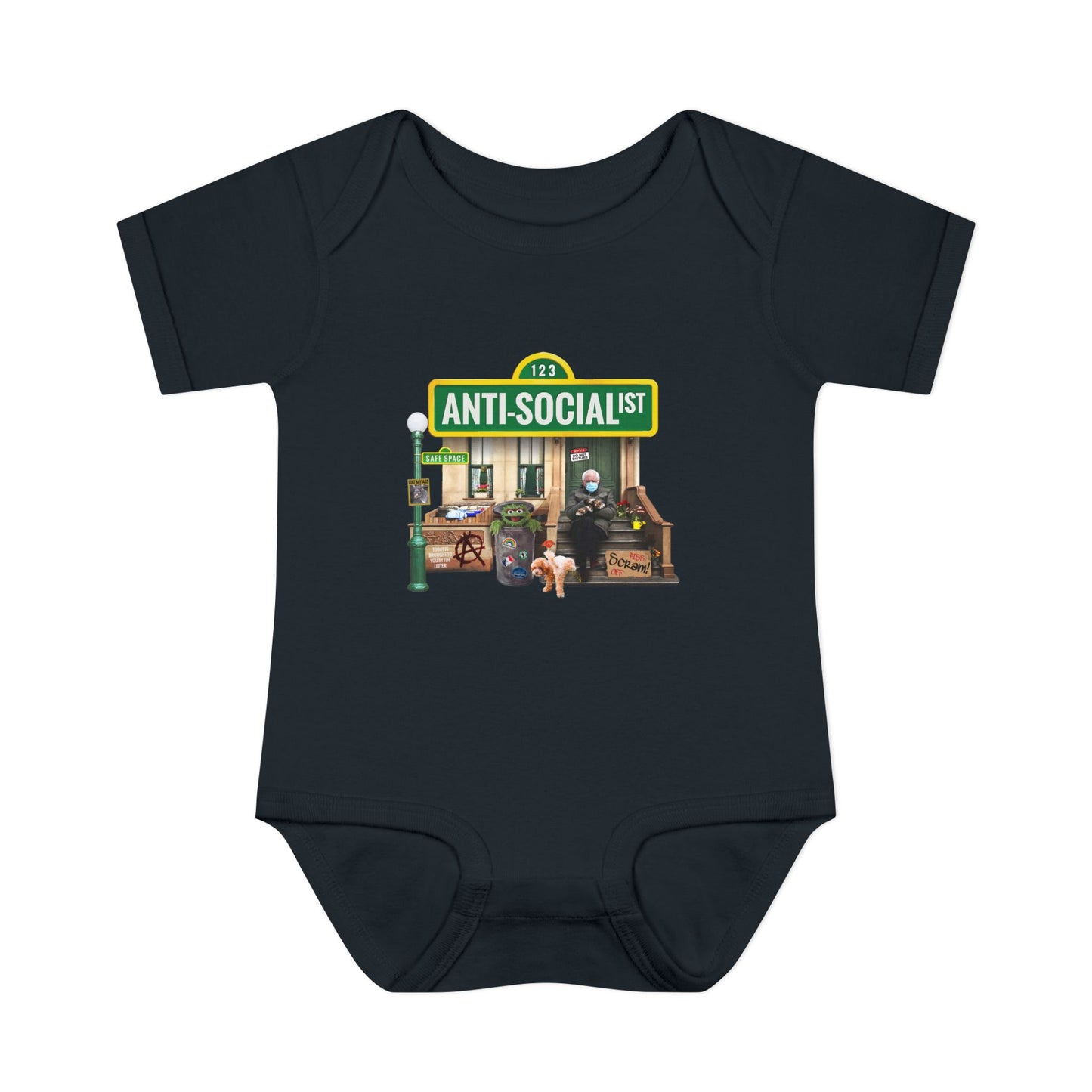 DK58: Bernie The Grouch - Infant Sized Onsie