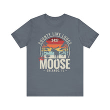 Load image into Gallery viewer, Moose Lodge 2427 - Florida Moose Sunset - Unisex T-Shirt (Front Print Only)
