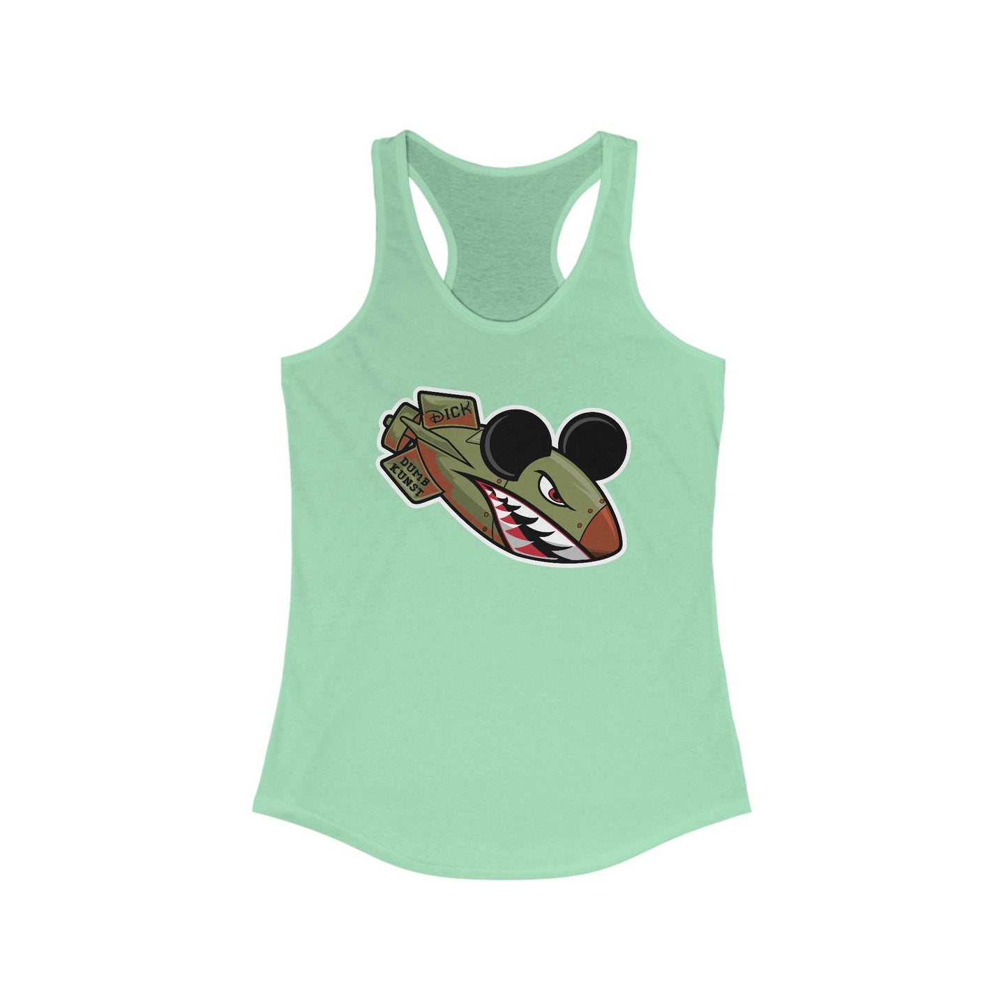 DK20: Meet Dick. He's The Bomb! - Ladies Racerback Tank