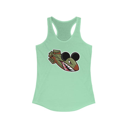 DK20: Meet Dick. He's The Bomb! - Ladies Racerback Tank