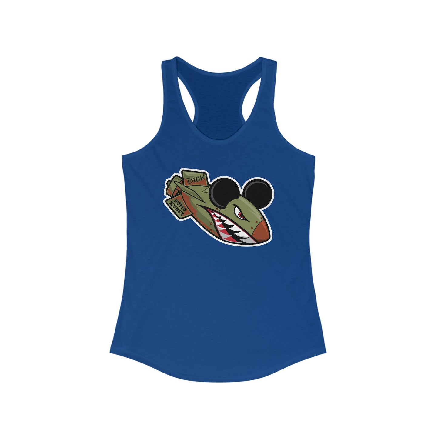 DK20: Meet Dick. He's The Bomb! - Ladies Racerback Tank